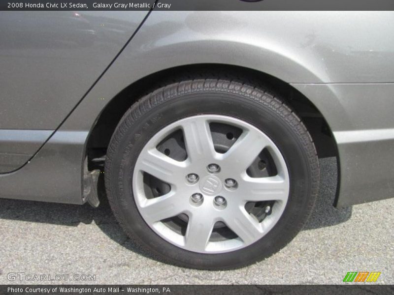 Galaxy Gray Metallic / Gray 2008 Honda Civic LX Sedan
