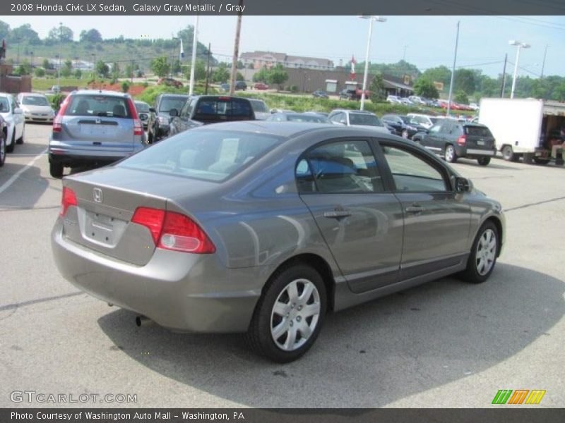 Galaxy Gray Metallic / Gray 2008 Honda Civic LX Sedan