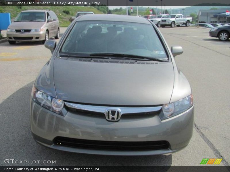 Galaxy Gray Metallic / Gray 2008 Honda Civic LX Sedan