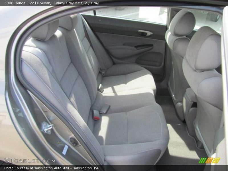 Galaxy Gray Metallic / Gray 2008 Honda Civic LX Sedan