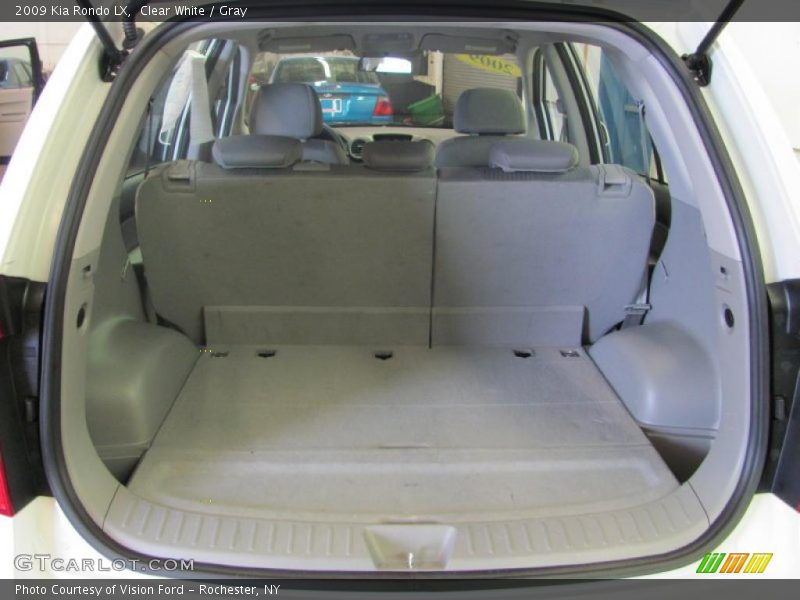 Clear White / Gray 2009 Kia Rondo LX
