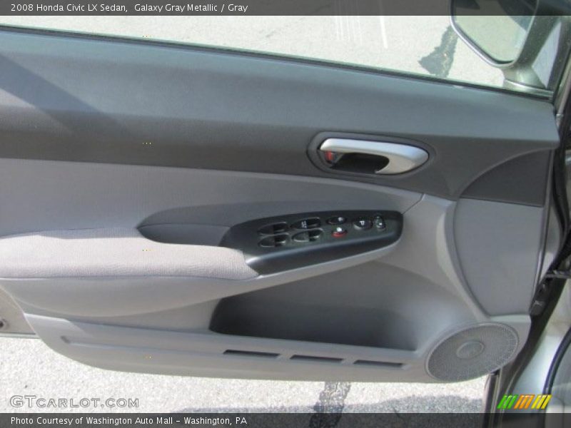 Galaxy Gray Metallic / Gray 2008 Honda Civic LX Sedan