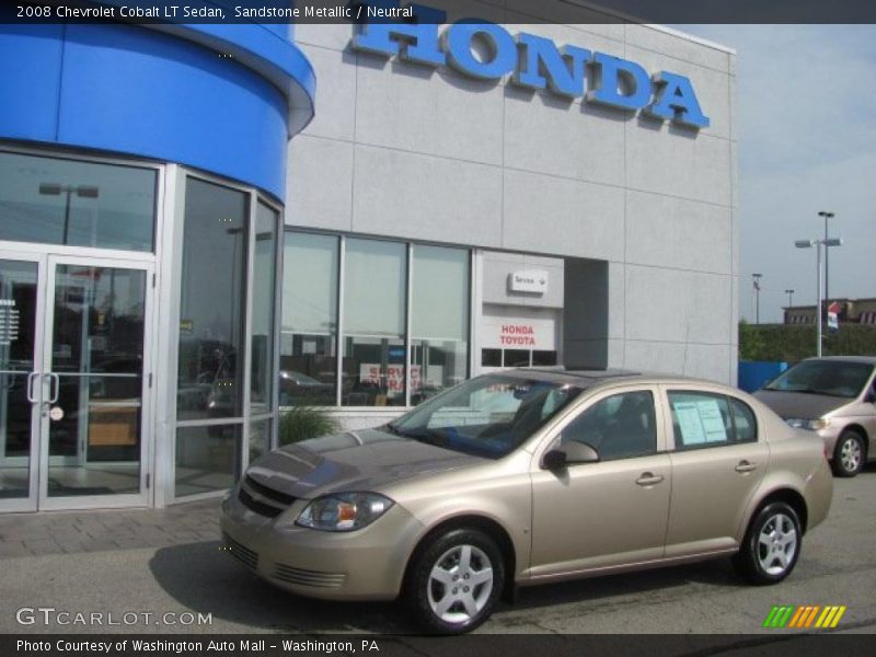 Sandstone Metallic / Neutral 2008 Chevrolet Cobalt LT Sedan