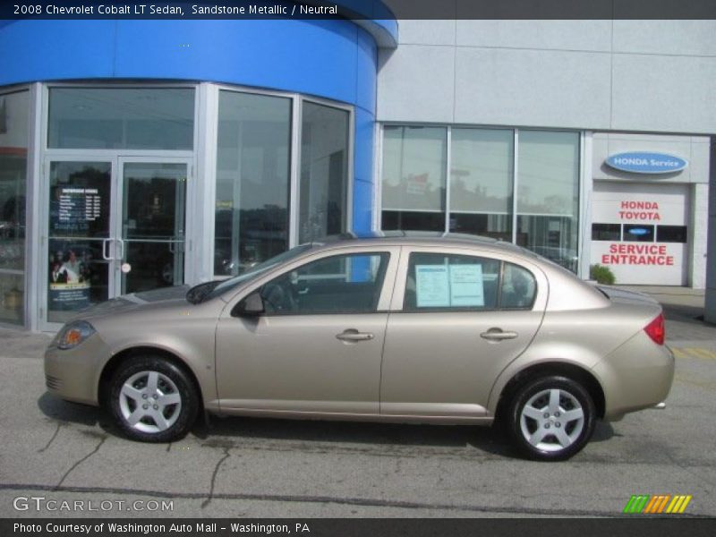 Sandstone Metallic / Neutral 2008 Chevrolet Cobalt LT Sedan