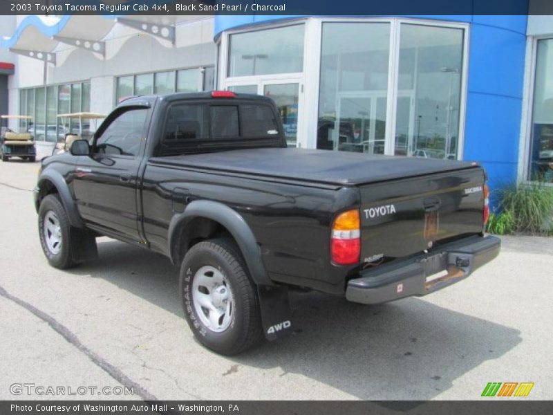 Black Sand Pearl / Charcoal 2003 Toyota Tacoma Regular Cab 4x4
