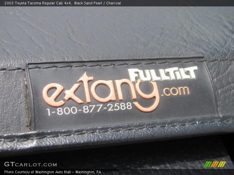 Black Sand Pearl / Charcoal 2003 Toyota Tacoma Regular Cab 4x4