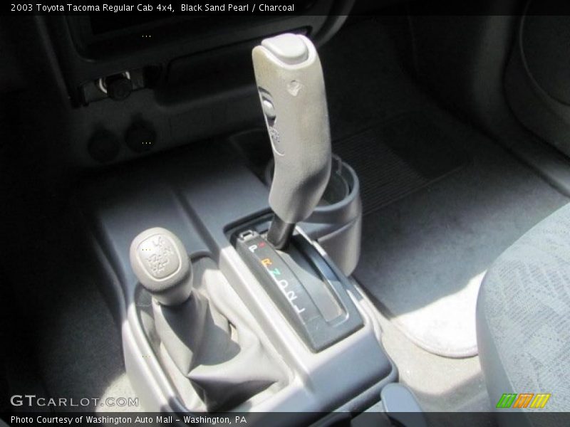 Black Sand Pearl / Charcoal 2003 Toyota Tacoma Regular Cab 4x4
