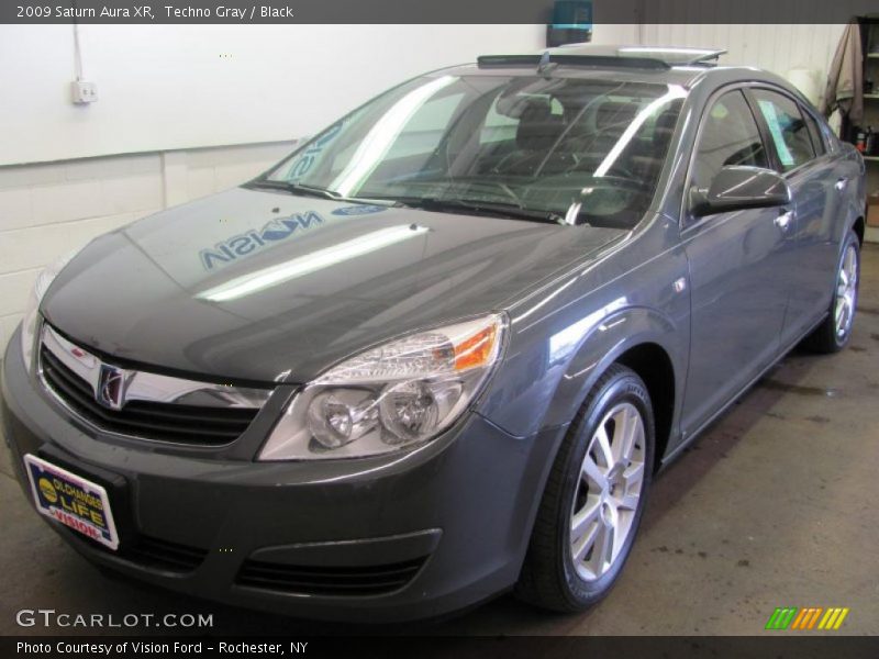 Techno Gray / Black 2009 Saturn Aura XR