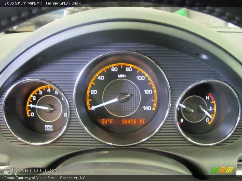 Techno Gray / Black 2009 Saturn Aura XR