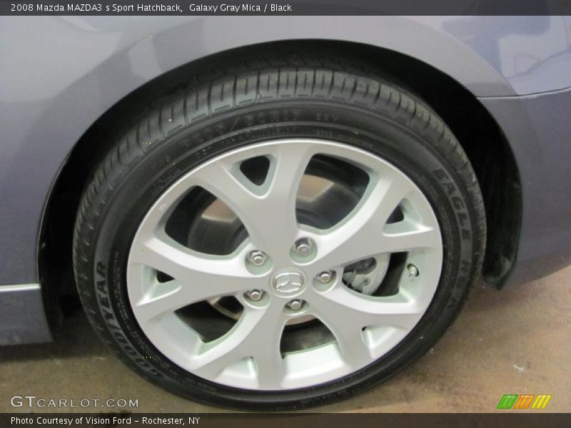 Galaxy Gray Mica / Black 2008 Mazda MAZDA3 s Sport Hatchback