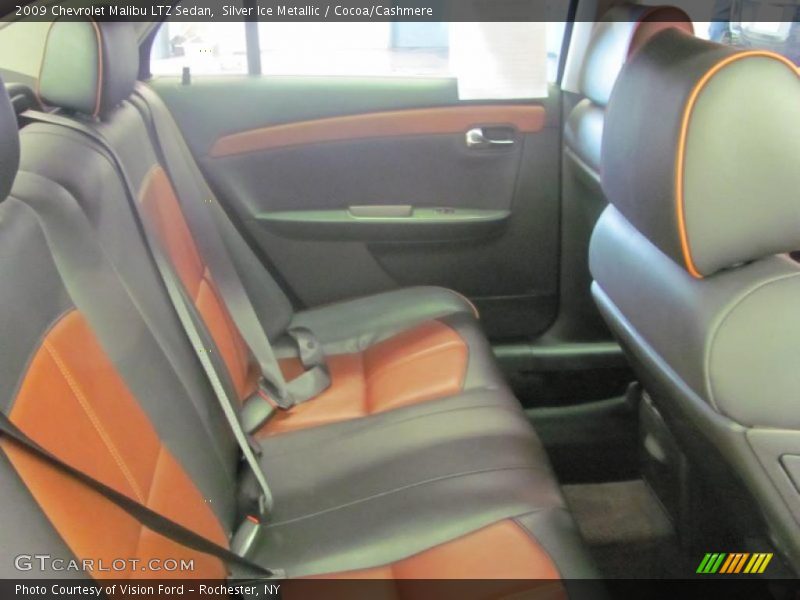 Silver Ice Metallic / Cocoa/Cashmere 2009 Chevrolet Malibu LTZ Sedan