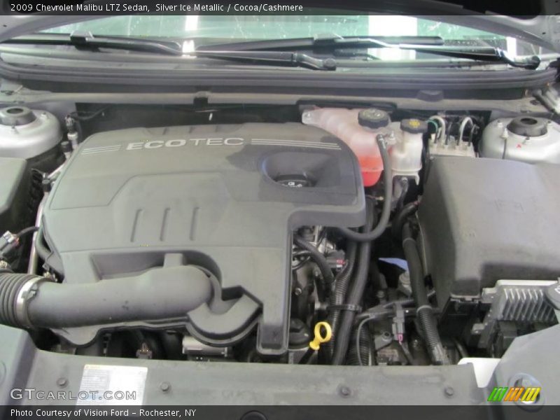 Silver Ice Metallic / Cocoa/Cashmere 2009 Chevrolet Malibu LTZ Sedan