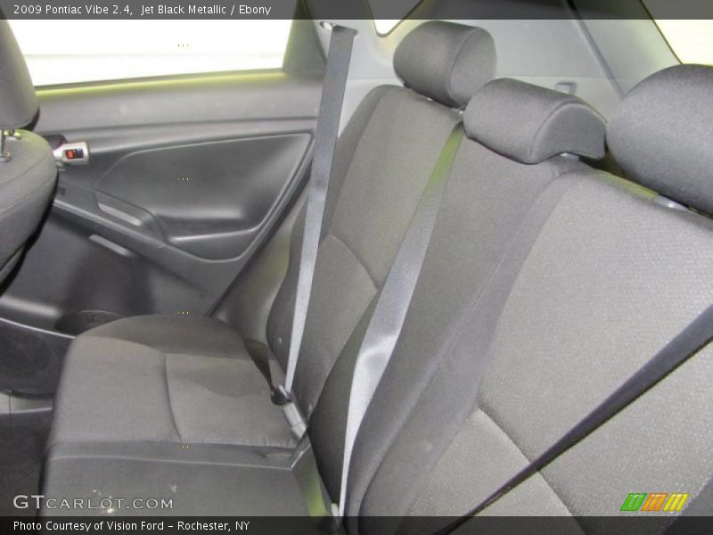 Jet Black Metallic / Ebony 2009 Pontiac Vibe 2.4