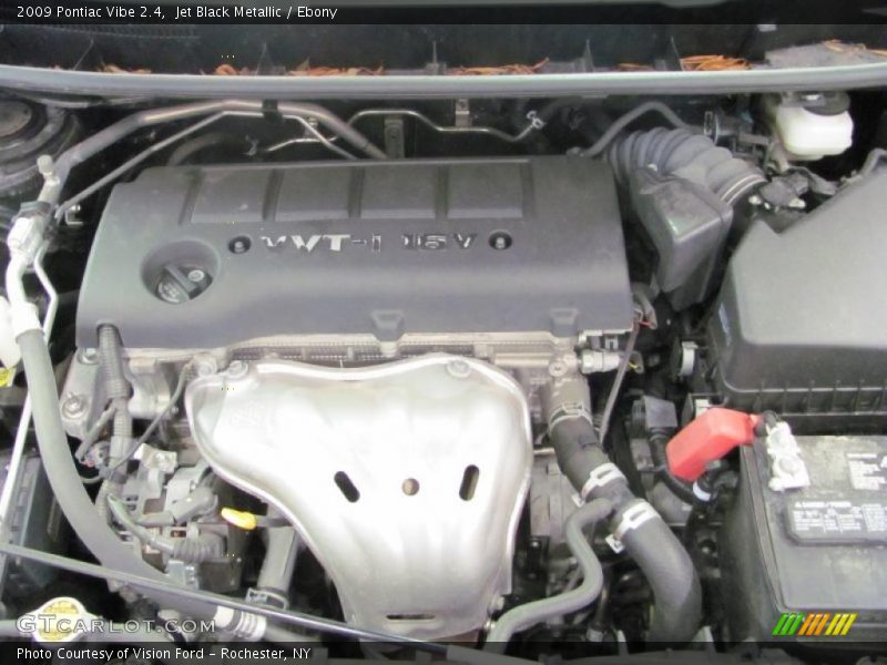 Jet Black Metallic / Ebony 2009 Pontiac Vibe 2.4