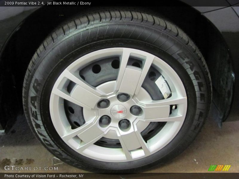 Jet Black Metallic / Ebony 2009 Pontiac Vibe 2.4
