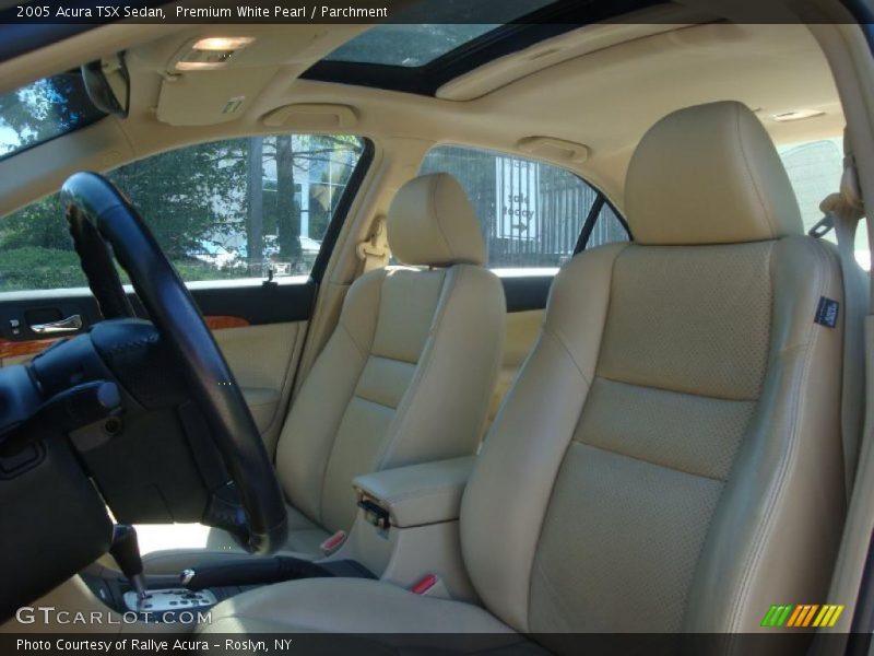 Premium White Pearl / Parchment 2005 Acura TSX Sedan