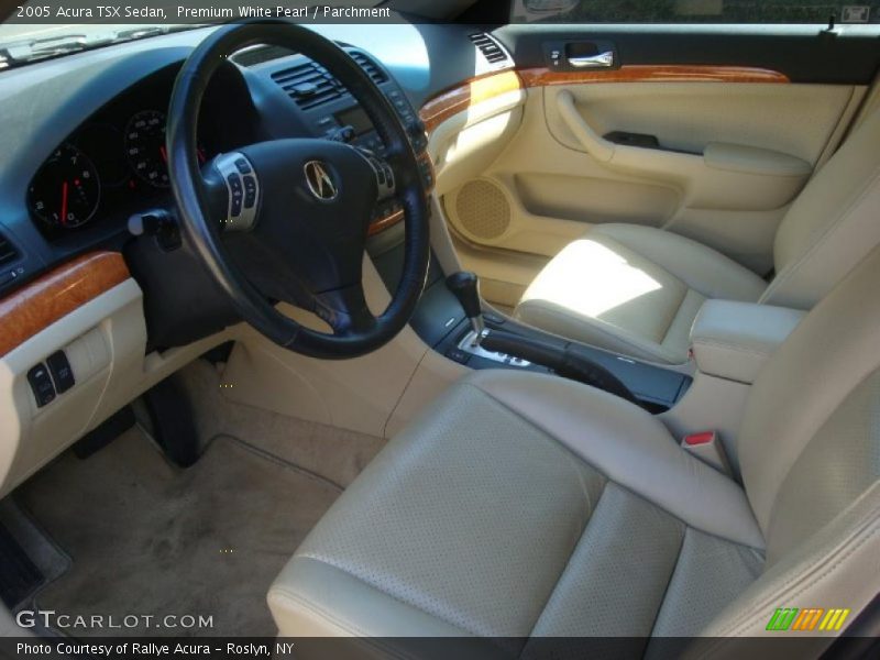 Premium White Pearl / Parchment 2005 Acura TSX Sedan