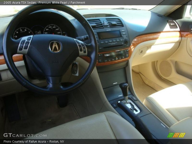 Premium White Pearl / Parchment 2005 Acura TSX Sedan