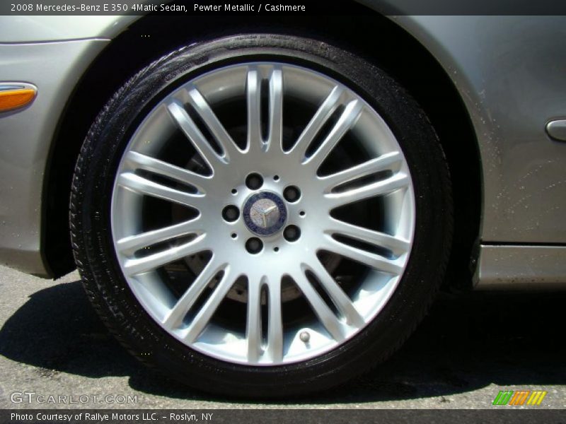 Pewter Metallic / Cashmere 2008 Mercedes-Benz E 350 4Matic Sedan
