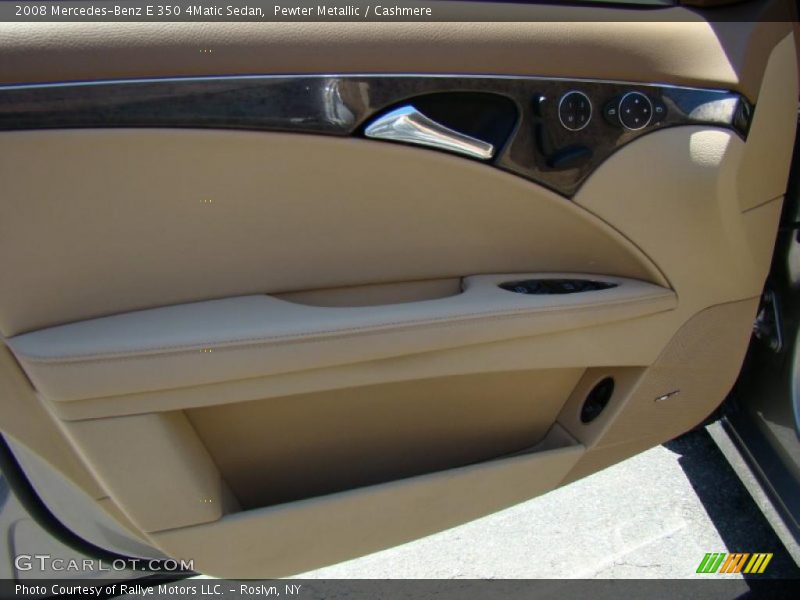 Pewter Metallic / Cashmere 2008 Mercedes-Benz E 350 4Matic Sedan