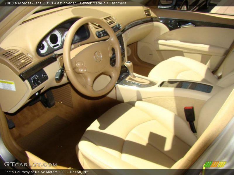 Pewter Metallic / Cashmere 2008 Mercedes-Benz E 350 4Matic Sedan