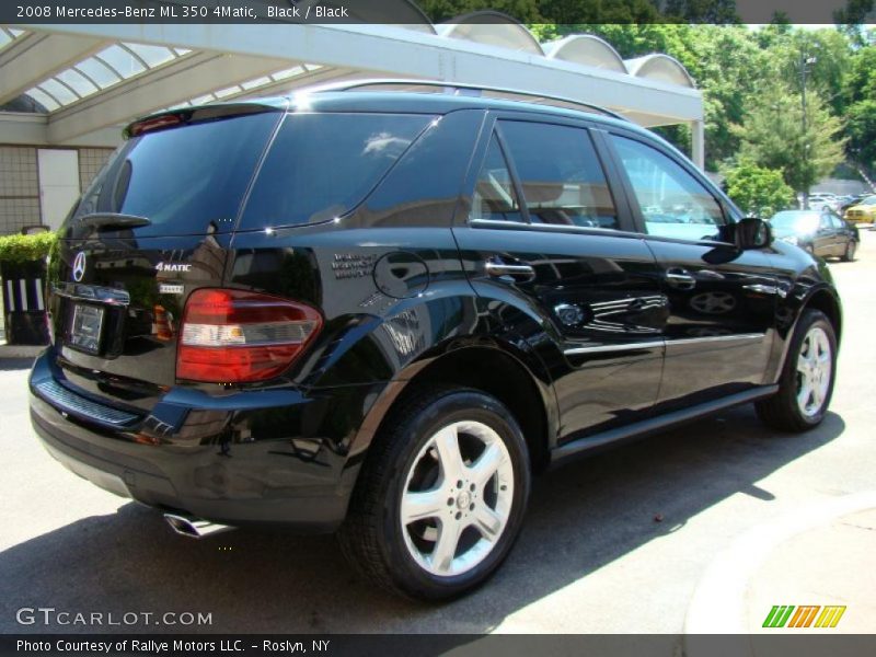 Black / Black 2008 Mercedes-Benz ML 350 4Matic