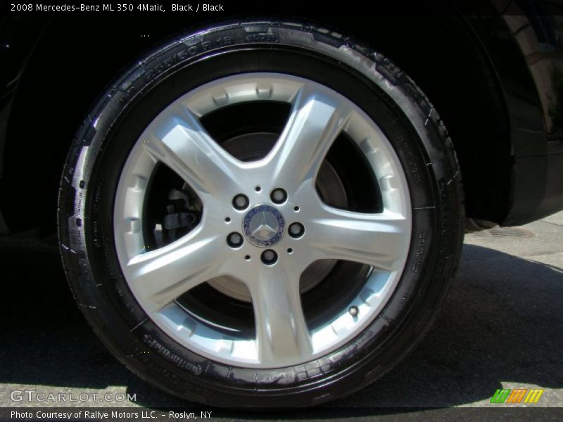 Black / Black 2008 Mercedes-Benz ML 350 4Matic