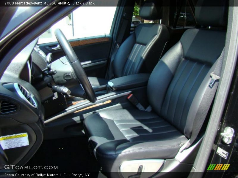Black / Black 2008 Mercedes-Benz ML 350 4Matic
