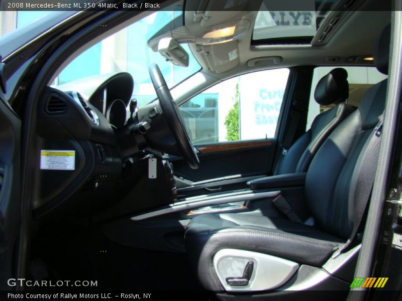 Black / Black 2008 Mercedes-Benz ML 350 4Matic