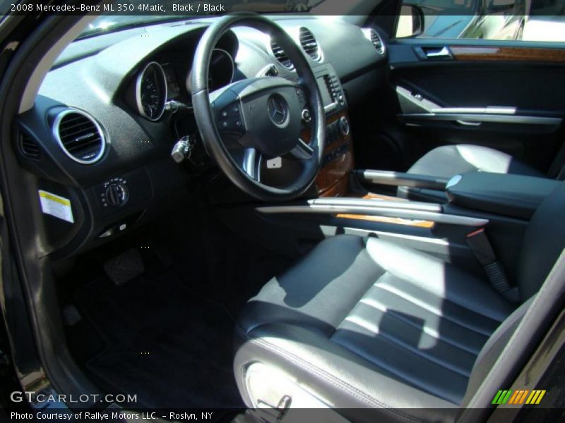 Black / Black 2008 Mercedes-Benz ML 350 4Matic