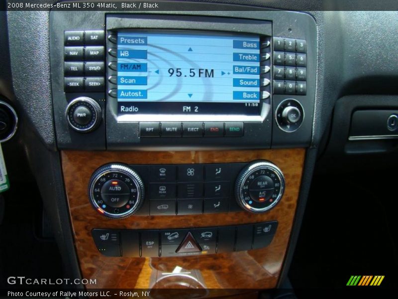 Black / Black 2008 Mercedes-Benz ML 350 4Matic