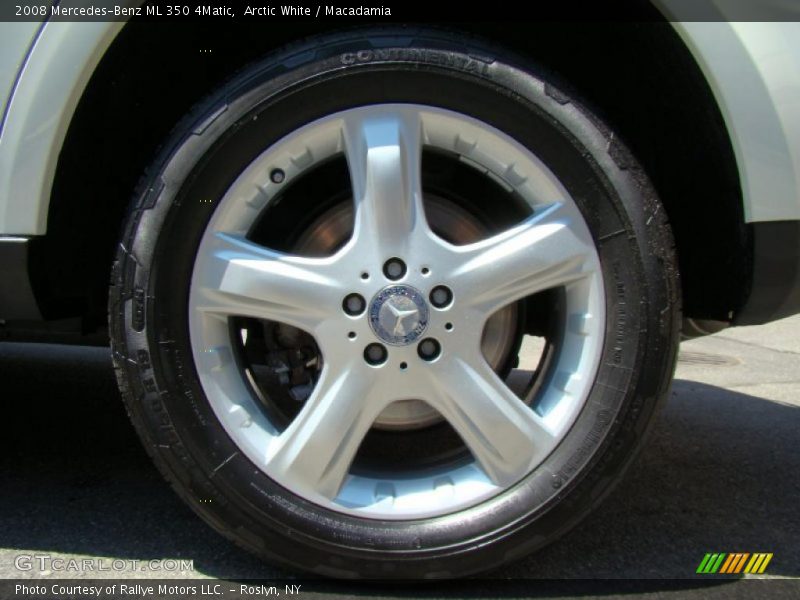 Arctic White / Macadamia 2008 Mercedes-Benz ML 350 4Matic