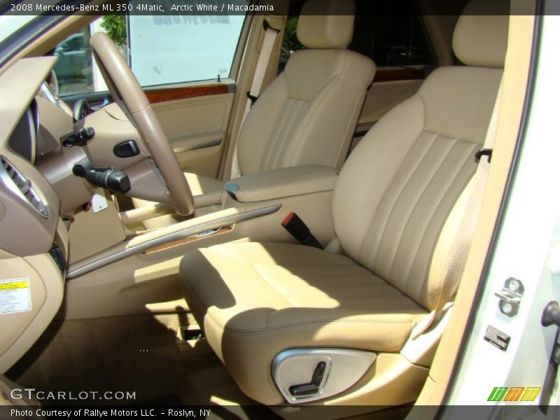 Arctic White / Macadamia 2008 Mercedes-Benz ML 350 4Matic