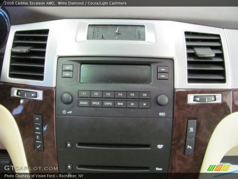White Diamond / Cocoa/Light Cashmere 2008 Cadillac Escalade AWD