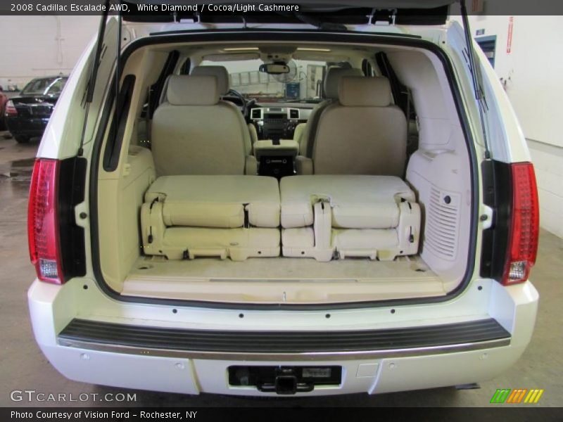 White Diamond / Cocoa/Light Cashmere 2008 Cadillac Escalade AWD