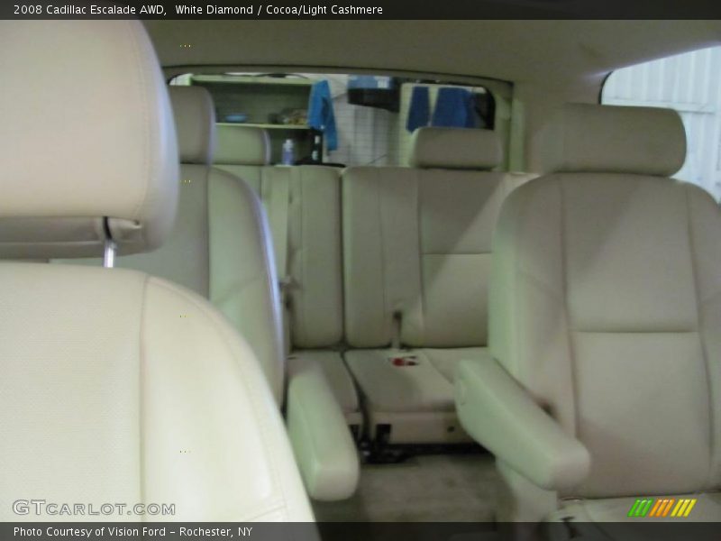 White Diamond / Cocoa/Light Cashmere 2008 Cadillac Escalade AWD