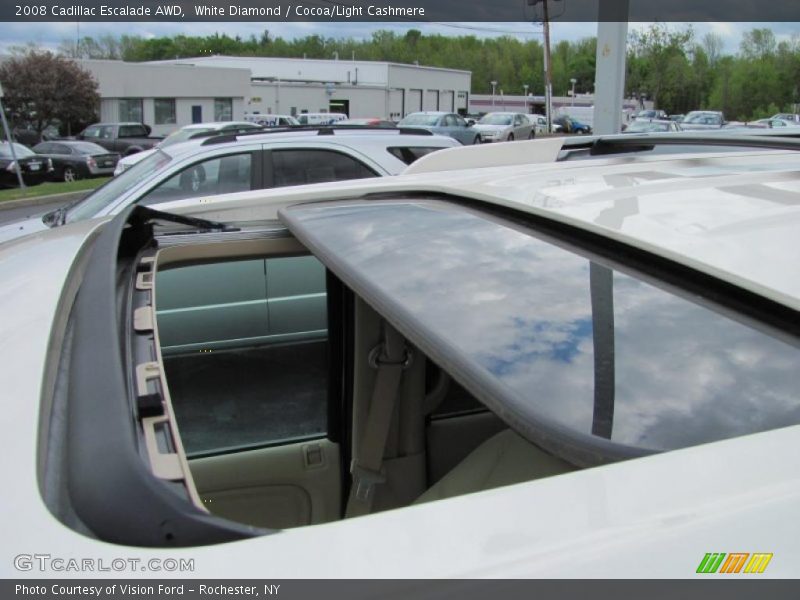 White Diamond / Cocoa/Light Cashmere 2008 Cadillac Escalade AWD