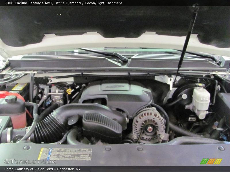 White Diamond / Cocoa/Light Cashmere 2008 Cadillac Escalade AWD