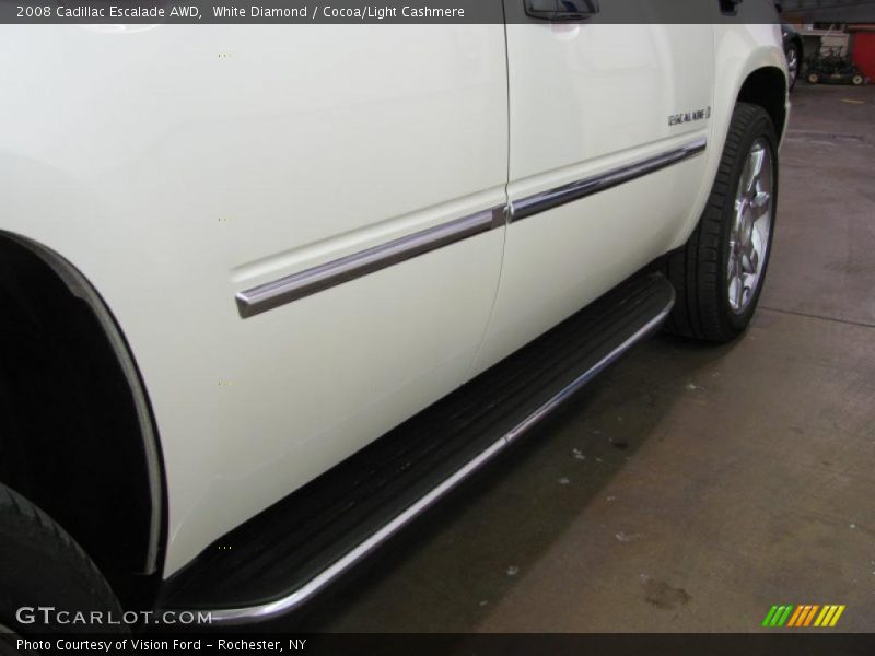 White Diamond / Cocoa/Light Cashmere 2008 Cadillac Escalade AWD