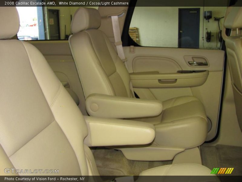 White Diamond / Cocoa/Light Cashmere 2008 Cadillac Escalade AWD
