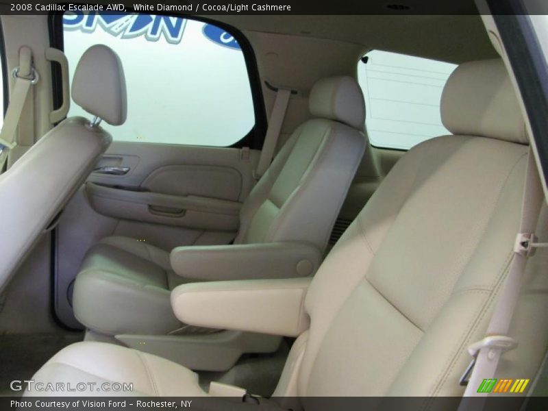 White Diamond / Cocoa/Light Cashmere 2008 Cadillac Escalade AWD