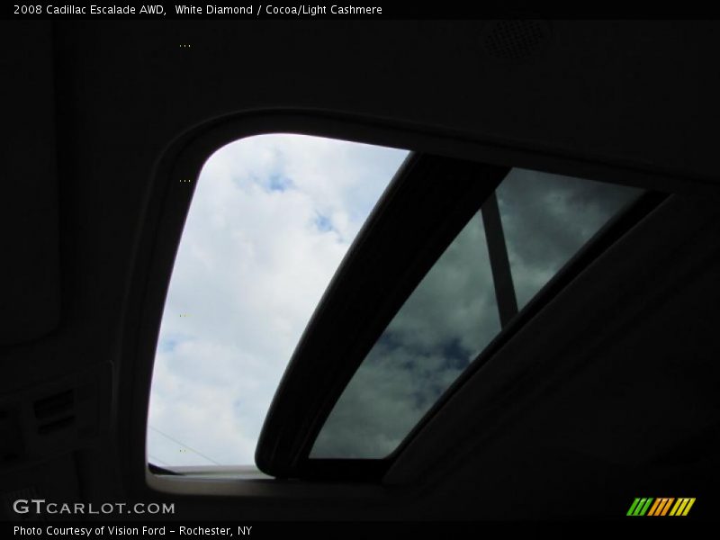 White Diamond / Cocoa/Light Cashmere 2008 Cadillac Escalade AWD