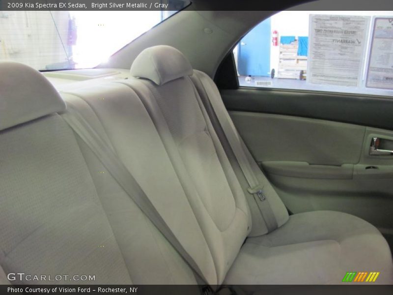 Bright Silver Metallic / Gray 2009 Kia Spectra EX Sedan