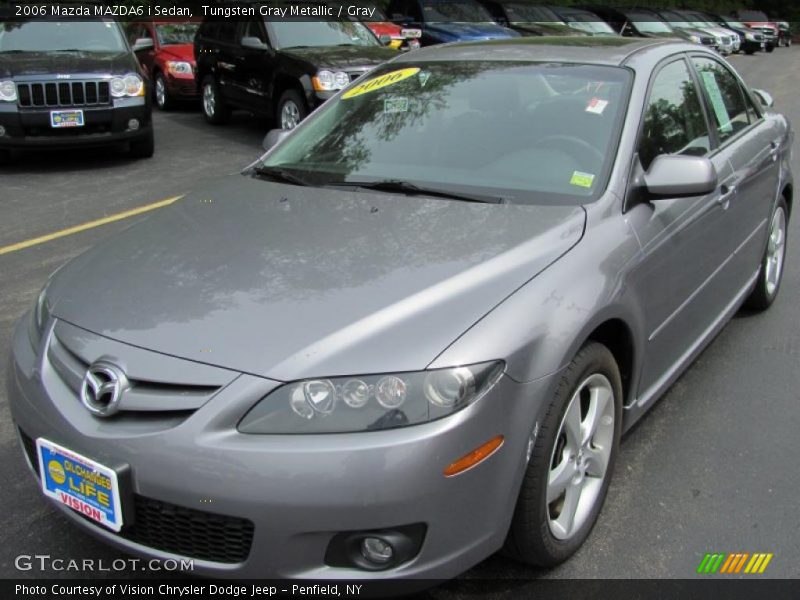 Tungsten Gray Metallic / Gray 2006 Mazda MAZDA6 i Sedan