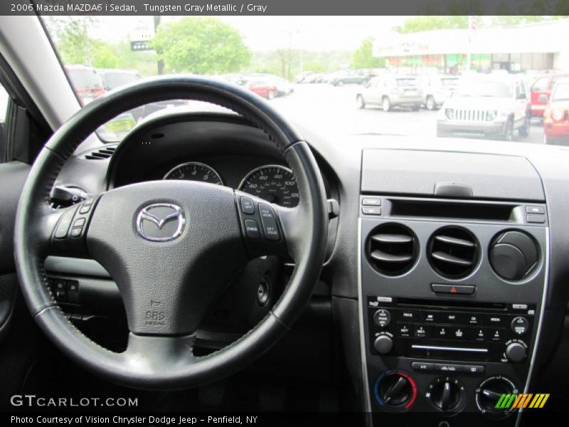 Tungsten Gray Metallic / Gray 2006 Mazda MAZDA6 i Sedan