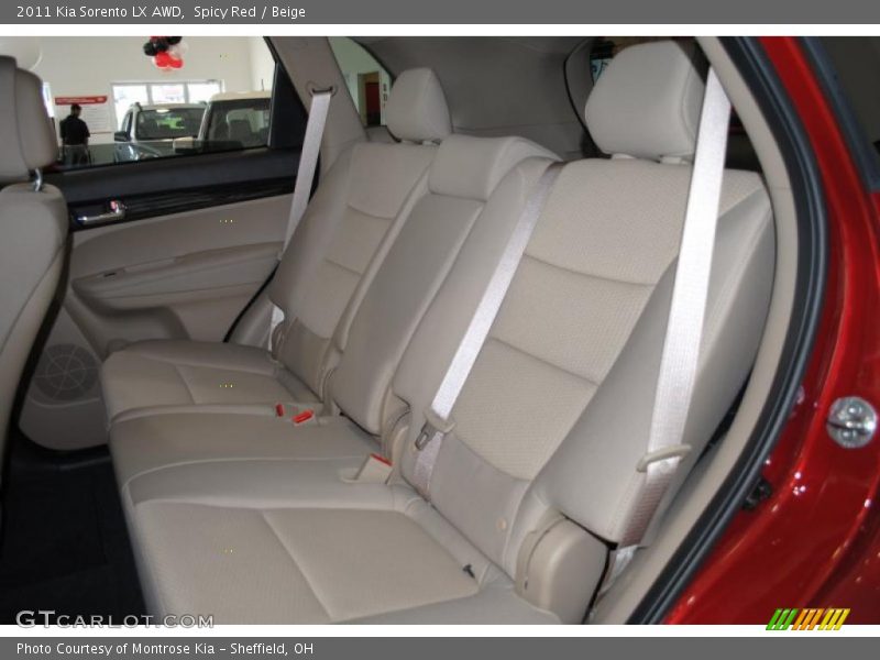 Spicy Red / Beige 2011 Kia Sorento LX AWD