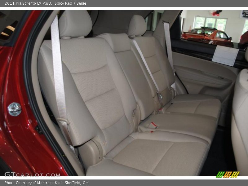 Spicy Red / Beige 2011 Kia Sorento LX AWD
