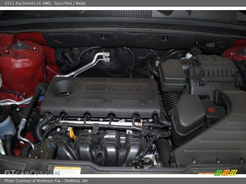 Spicy Red / Beige 2011 Kia Sorento LX AWD