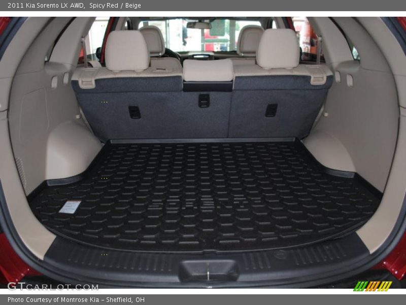 Spicy Red / Beige 2011 Kia Sorento LX AWD