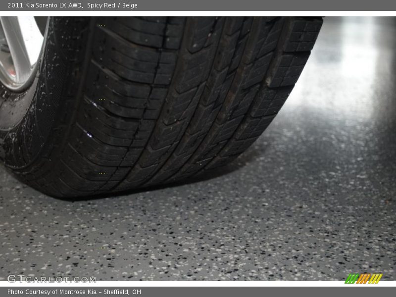 Spicy Red / Beige 2011 Kia Sorento LX AWD